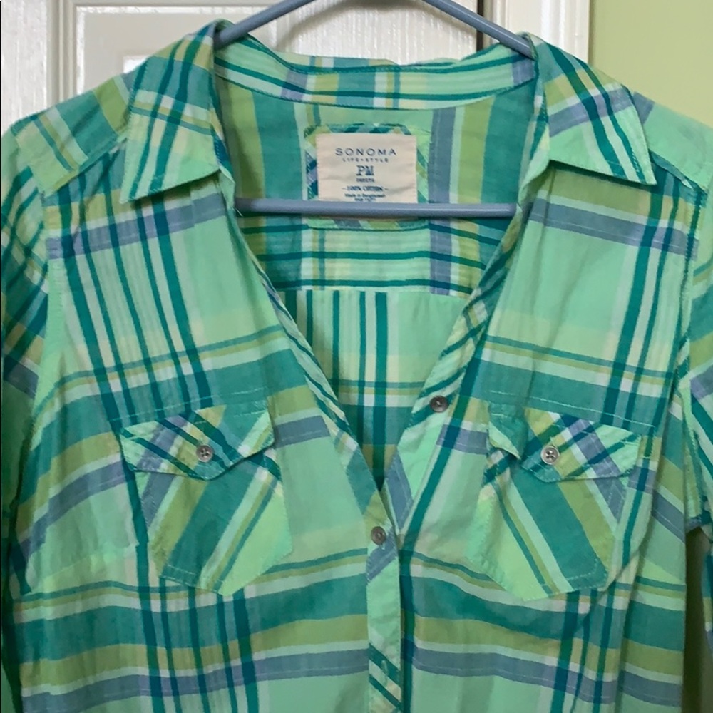Flannel button down